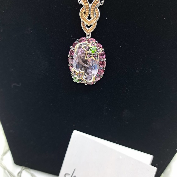 ONE of A KIND necklace and Work of Art by Shweta Bhargava Sterling Silver - Picture 5 of 14